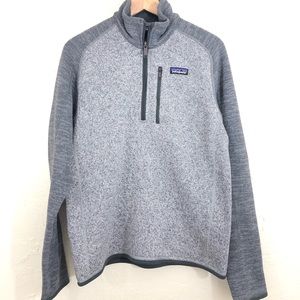Patagonia Better Sweater 1/4 Zip Small Grey